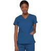Dickies Gen Flex Women Scrubs Top Mock Wrap 817355.(Royal)