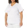 Dickies Gen Flex Women Scrubs Top Mock Wrap 817355.(White)