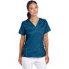 Dickies Gen Flex Women Scrubs Top V-Neck 817455(Caribbean)