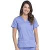 Dickies Gen Flex Women Scrubs Top V-Neck 817455(Ceil Blue)