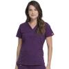 Dickies Gen Flex Women Scrubs Top V-Neck 817455(Eggplant)