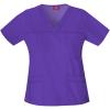 Dickies Gen Flex Women Scrubs Top V-Neck 817455(Grape)