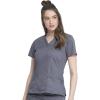 Dickies Gen Flex Women Scrubs Top V-Neck 817455(Light Pewter)