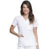 Dickies Gen Flex Women Scrubs Top V-Neck 817455(White)