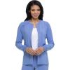 Dickies Scrub Jackets For Woman Snap Front Warm-up Jacket With 2 Pockets – DK305(Ciel)