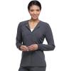 Dickies Scrub Jackets For Woman Snap Front Warm-up Jacket With 2 Pockets – DK305(Pewter)