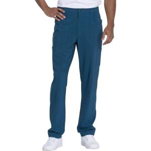 Dickies Advance Men Scrubs Pant Straight Leg Zip Fly Cargo DK205(Caribbean Blue)