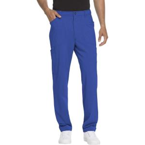 Dickies Advance Men Scrubs Pant Straight Leg Zip Fly Cargo DK205(Royal)