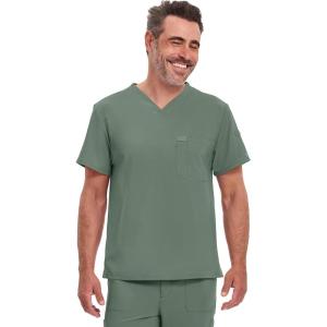 Dickies EDS Essentials Men Scrubs Top Tuckable V-Neck DK635(Olive)
