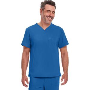 Dickies EDS Essentials Men Scrubs Top Tuckable V-Neck DK635(Royal)