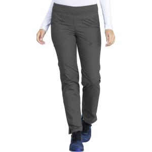 Dickies EDS Signature Women Scrubs Pant Mid Rise Tapered Leg Pull-on DK125(Pewter)