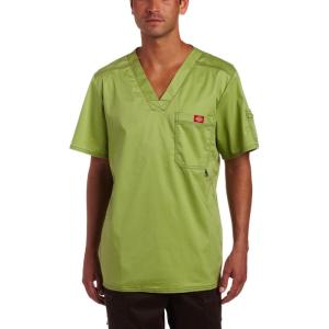 Dickies Gen Flex Men Scrubs Top V-Neck 81722(Desert Sage)