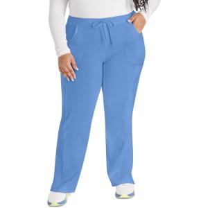 Dickies Scrubs for Women, Drawstring Cargo Scrub Pants with Four-Way Stretch and Moisture Wicking DK010(Ciel)