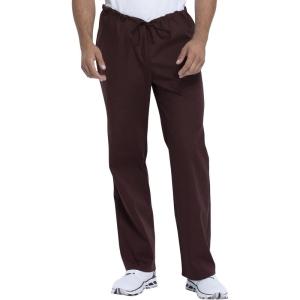 Dickies Women and Men Natural Rise Pant with 2 Pockets and Adjustable Drawstring, 83006(Espresso)