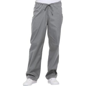 Dickies Women and Men Natural Rise Pant with 2 Pockets and Adjustable Drawstring, 83006(Grey)