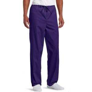 Dickies Women and Men Natural Rise Pant with 2 Pockets and Adjustable Drawstring, 83006(Purple)