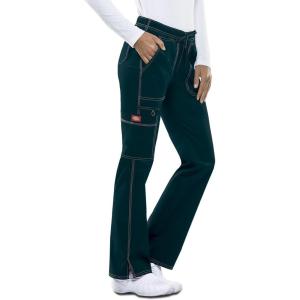 Gen Flex Scrubs for Women, Stretch Drawstring Cargo Pants for Women DK100(Caribbean)
