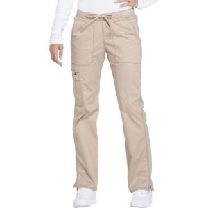 Gen Flex Scrubs for Women, Stretch Drawstring Cargo Pants for Women DK100(Dark Khaki)