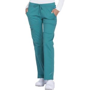 Gen Flex Scrubs for Women, Stretch Drawstring Cargo Pants for Women DK100(Teal)