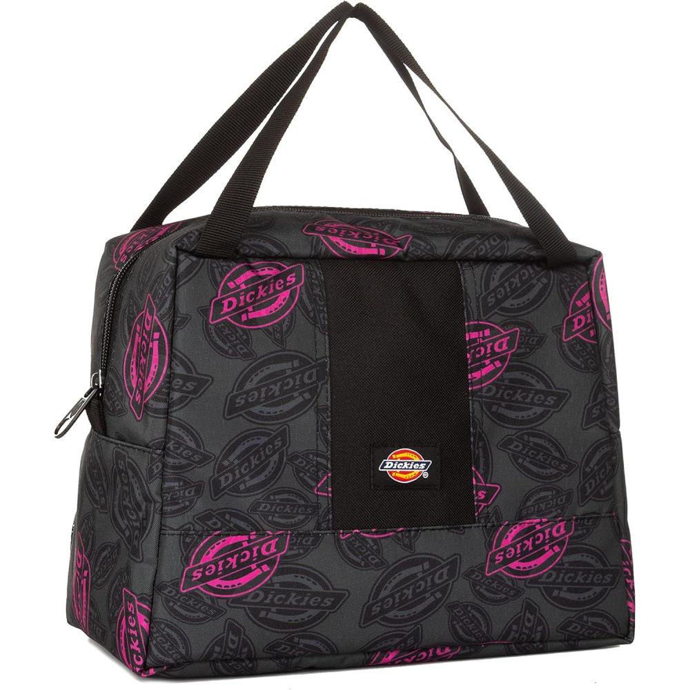 image:imageDickies Insulated Lunch Bag Holder for Work Thermal Reusable Office Lunch Box for Men Women Hot Pink Love PrintHot Pink Love