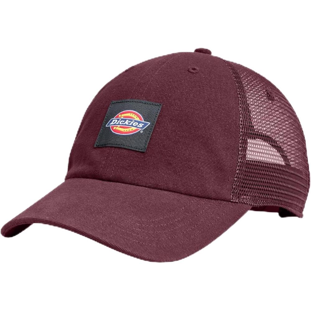 image:imageDickies Mens Canvas Trucker HatBurgundy