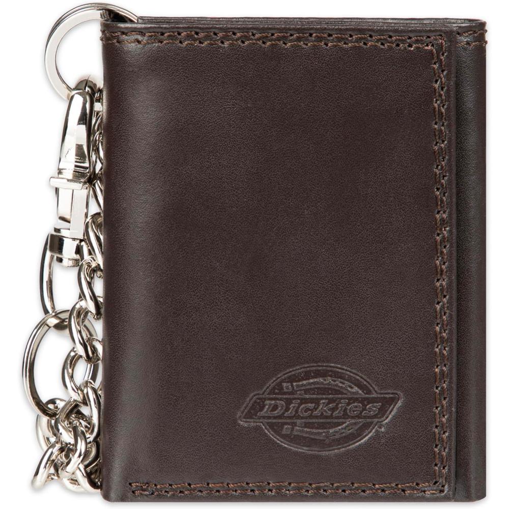 image:imageDickies Mens Trifold Chain WalletBrown