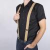Dickies Men’s 1-1/4″ Solid Straight Clip Suspender – Adjustable Fit, Heavy-Duty Clips(Beige)