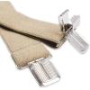 Dickies Men’s 1-1/4″ Solid Straight Clip Suspender – Adjustable Fit, Heavy-Duty Clips(Beige)