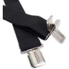 Dickies Men’s 1-1/4″ Solid Straight Clip Suspender – Adjustable Fit, Heavy-Duty Clips(Black)