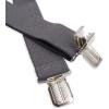 Dickies Men’s 1-1/4″ Solid Straight Clip Suspender – Adjustable Fit, Heavy-Duty Clips(Charcoal)