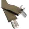 Dickies Men’s 1-1/4″ Solid Straight Clip Suspender – Adjustable Fit, Heavy-Duty Clips(Olive)