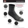 Dickies Men’s Dri-Tech Moisture Control Quarter Socks, Available in M-XXL (6, 12, 18 Pairs)(Grey/Blue/Brown (12 Pairs))
