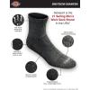 Dickies Men’s Dri-Tech Moisture Control Quarter Socks, Available in M-XXL (6, 12, 18 Pairs)(Grey/Blue/Brown (6 Pairs))