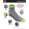 Dickies Men’s Dri-Tech Moisture Control Quarter Socks, Available in M-XXL (6, 12, 18 Pairs)(Hi -Vis Yellow Black (6 Pairs))