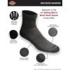Dickies Men’s Dri-Tech Moisture Control Quarter Socks, Available in M-XXL (6, 12, 18 Pairs)(Mixed Denim (12 Pairs))