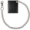 Dickies Men’s Trifold Chain Wallet(Black)
