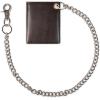 Dickies Men’s Trifold Chain Wallet(Brown)