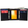 Dickies Men’s Trifold Chain Wallet(Dark Black)