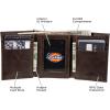 Dickies Men’s Trifold Chain Wallet(Dark Brown)