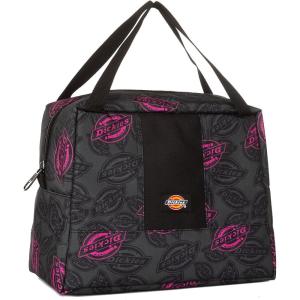 Dickies Insulated Lunch Bag Holder for Work, Thermal Reusable Office Lunch Box for Men, Women (Hot Pink Love Print)(Hot Pink Love)