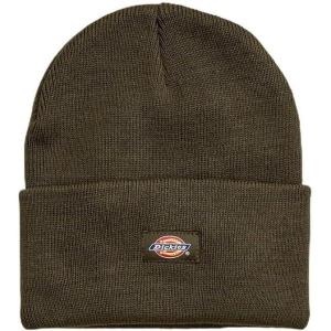 Dickies Men’s Acrylic Cuffed Beanie Hat(Dark Olive)