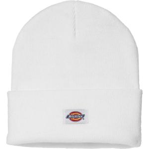 Dickies Mens Acrylic Cuffed Beanie Hat(White)