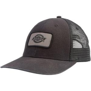 Dickies Mens Canvas Trucker Hat(Black)