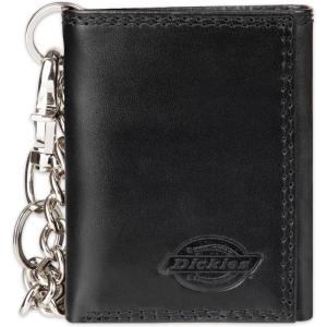 Dickies Men’s Trifold Chain Wallet(Black)