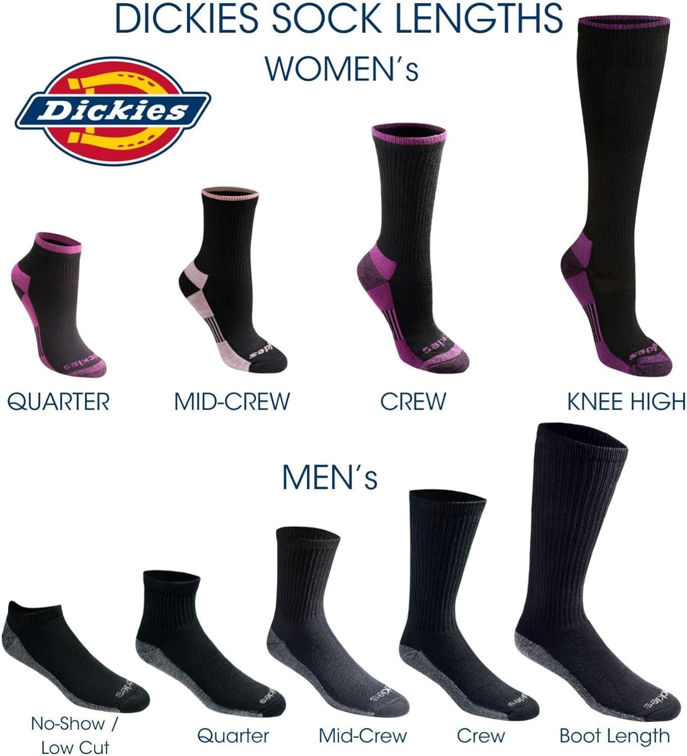 image:imageDickies Womens DriTech Fashion Moisture Control Crew Socks 6 12 PairsStripe 6 Pairs