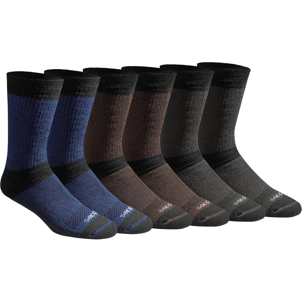 image:imageDickies Mens Dritech Moisture Control Max Full Cushion Crew Socks Available in Mxl 6 12 PairsBlue