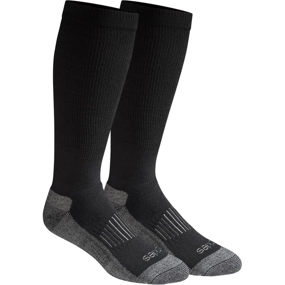 image:imageDickies Mens Light Compression Comfort OverTheCalf Socks Available in MXXL 2 4 PairsBlack 2 Pairs