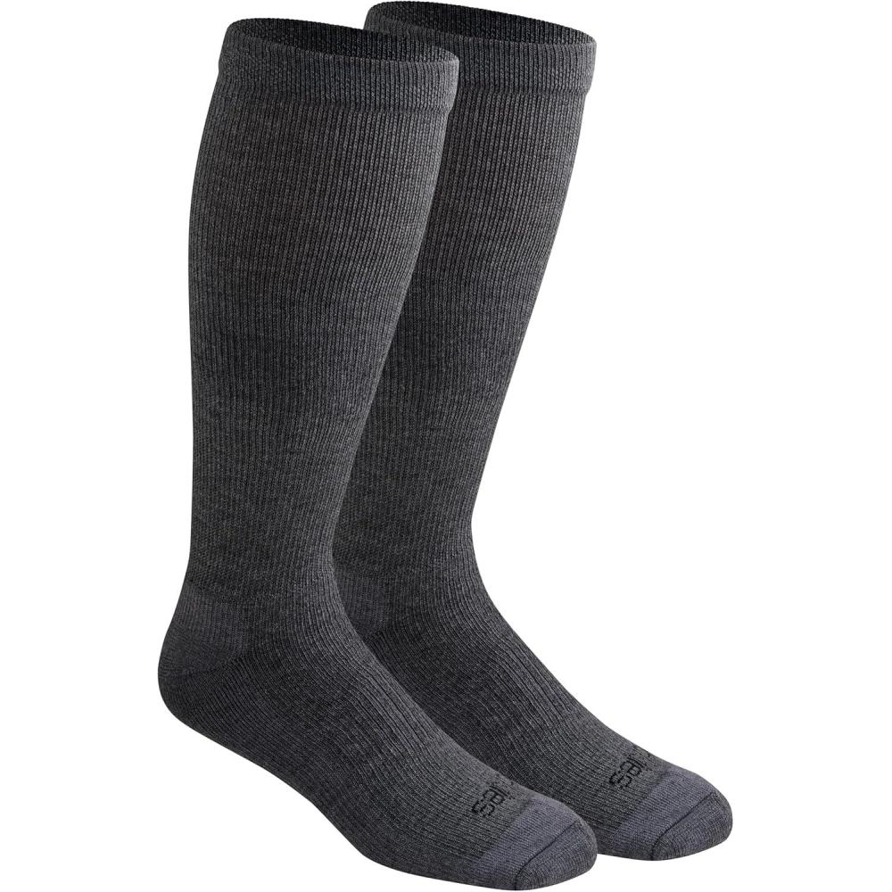 image:imageDickies Mens Light Compression Comfort OverTheCalf Socks Available in MXXL 2 4 PairsCharcoal 2 Pairs
