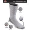 Dickies Men’s All Purpose Cushion Crew Socks, Available in M-XL (6, 12 Pairs)(Stain Resist Grey (6 Pairs))