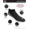 Dickies Men’s Dri-Tech Moisture Control No Show/Low Cut Socks, Available in M-XXL (6, 12 Pairs)(Black (12 Pairs))